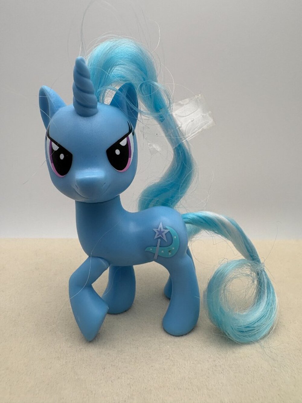 My Little Pony (MLP) Trixie Lulamoon 2016 Silver Glitter Stars G4 (MLP: LT3-14)